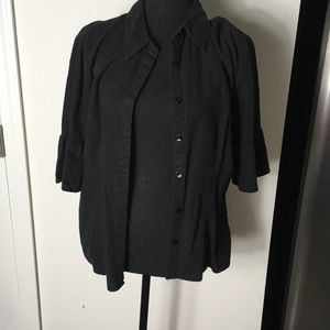 Notations smock style blazer